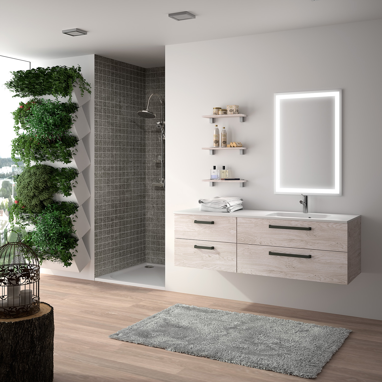 ZOE.AMB03 Meuble de salle de bain à Vevey