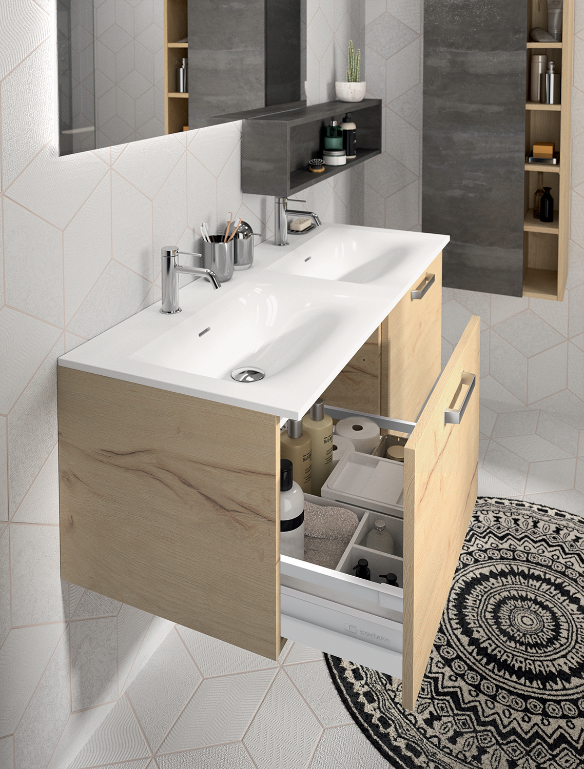 ZOE.AMB12 Meuble de salle de bain à Genève