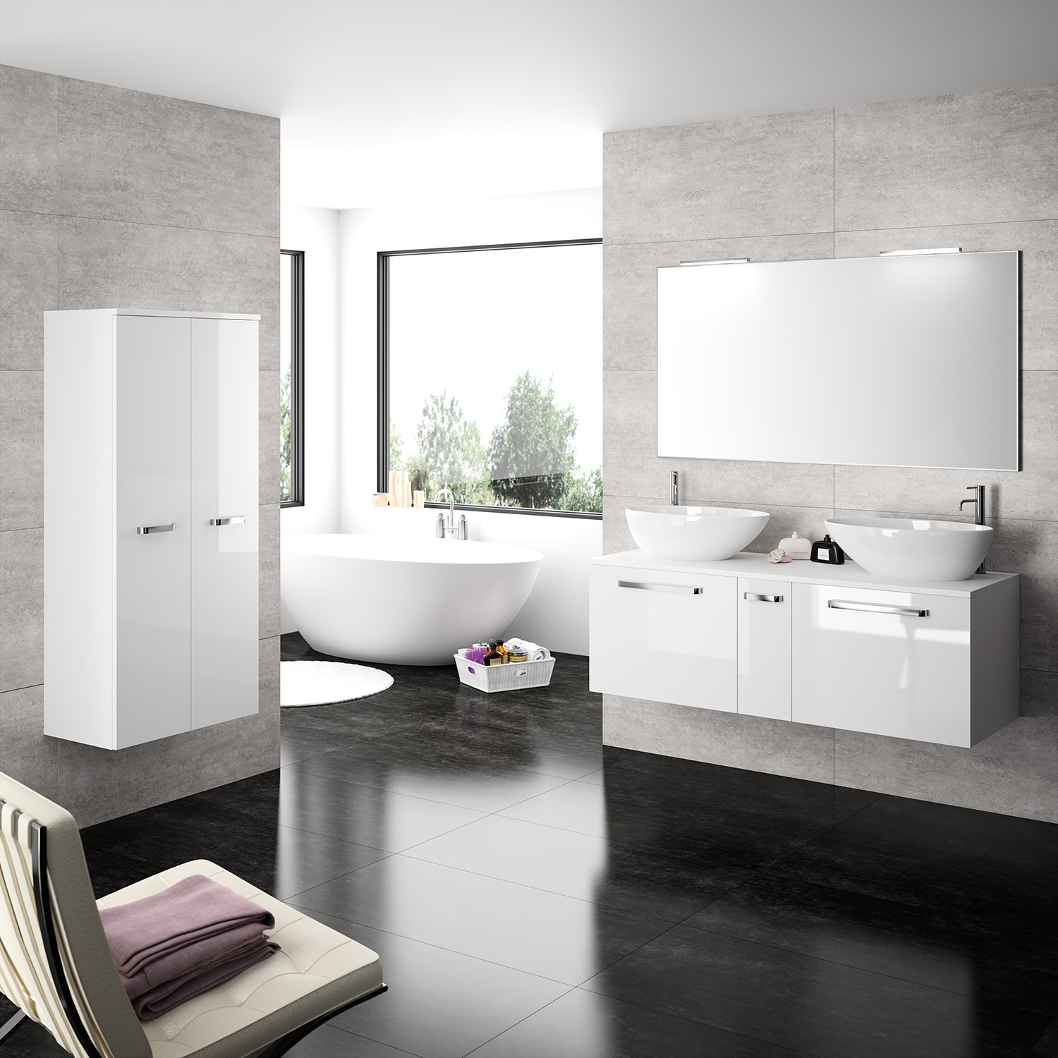 ZOE.AMB13 Meuble de salle de bain à Genève